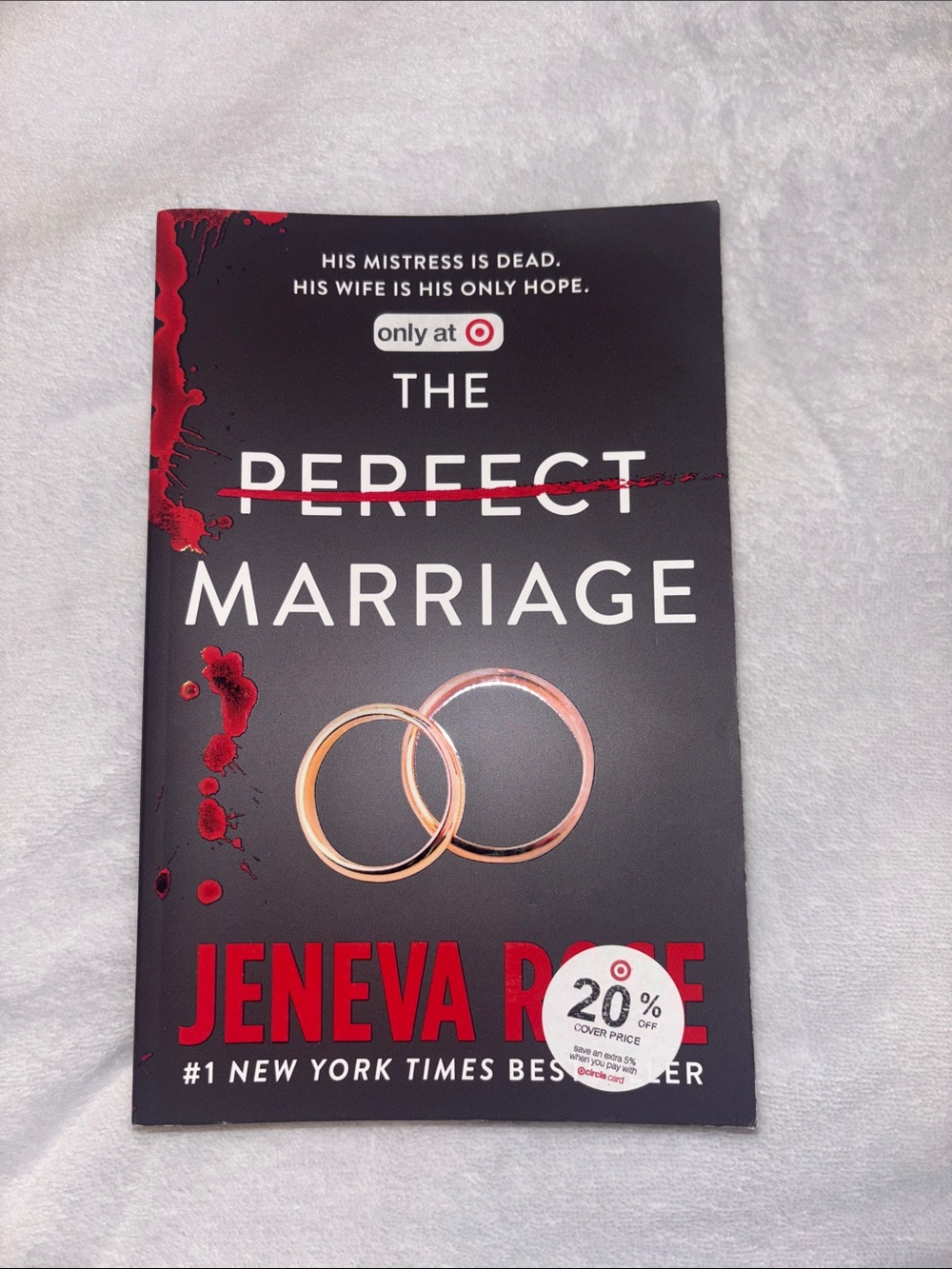 The Perfect Marriage Blackstone Black Paperback with Red Accents by Blackstone
